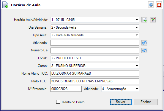 Cadastro -horario - professor - atividade.PNG