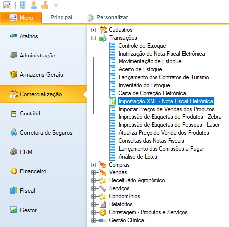 Localização Importação XML.jpg