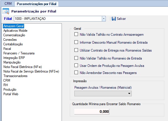 Tela de Parametros Armazem Geral.jpg