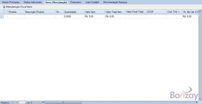 Arquivo:Aba itens manutenção lançamento nota fiscal de entrada.jpg
